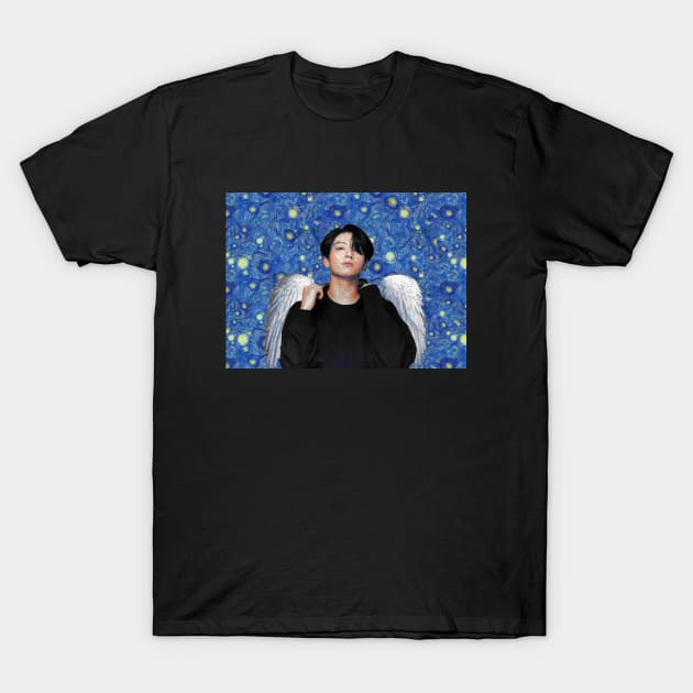 Taehyung van gogh t shirt 2025
